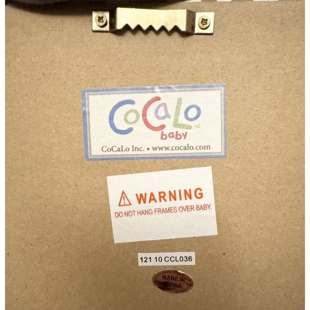 COCALO INC BABY Canvas Elephant Giraffe Hippo (9.5